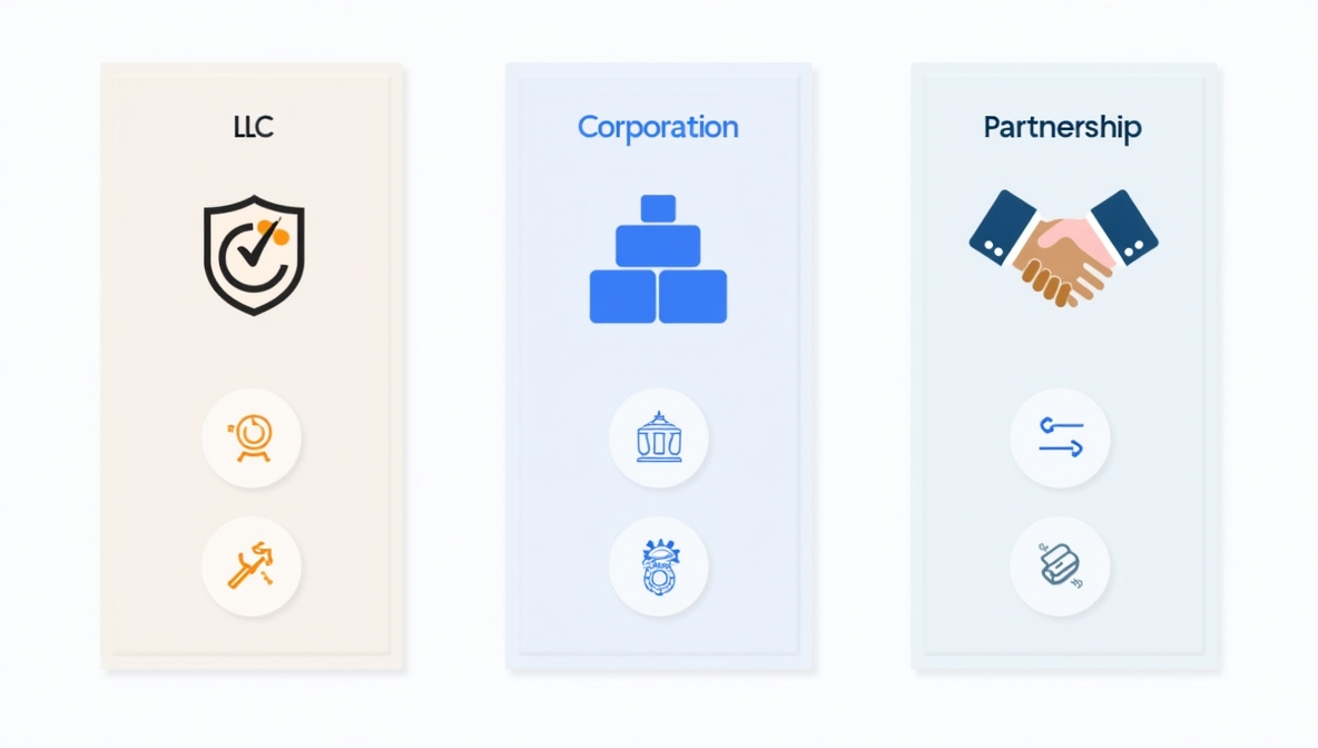 LLC vs Corporation vs Partnership: Which Business Structure is Right for You?